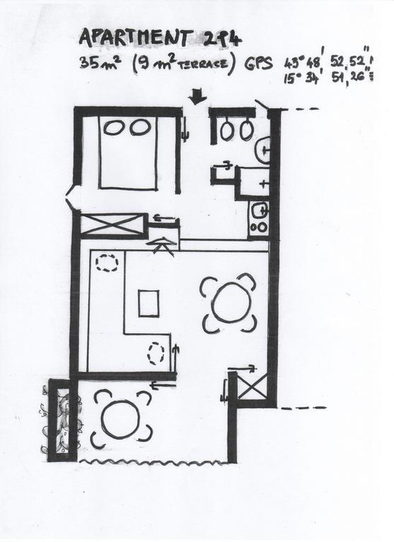 Apartments Sanda Муртер Екстер'єр фото